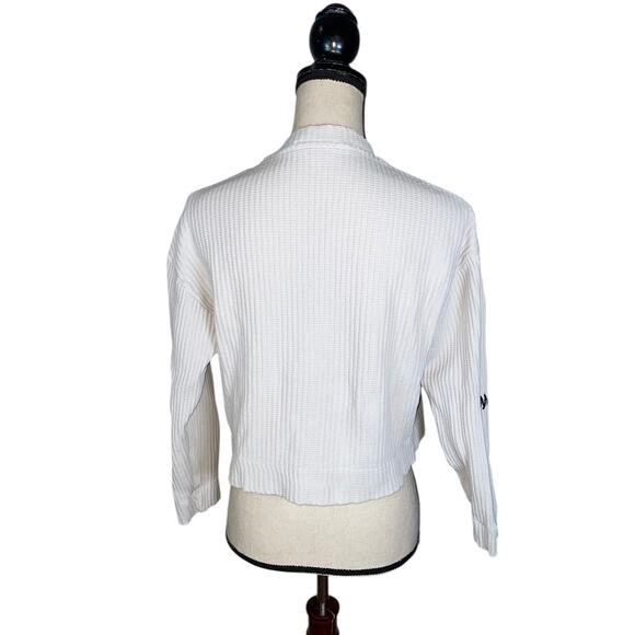 Madhappy Off-White Waffle Knit Crop Top Size: XS - Picture 3 of 5